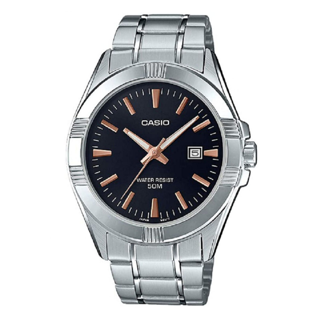 RELOJ  PARA HOMBRE CASIO  MTP-1308D-1A2V - PLATEADO