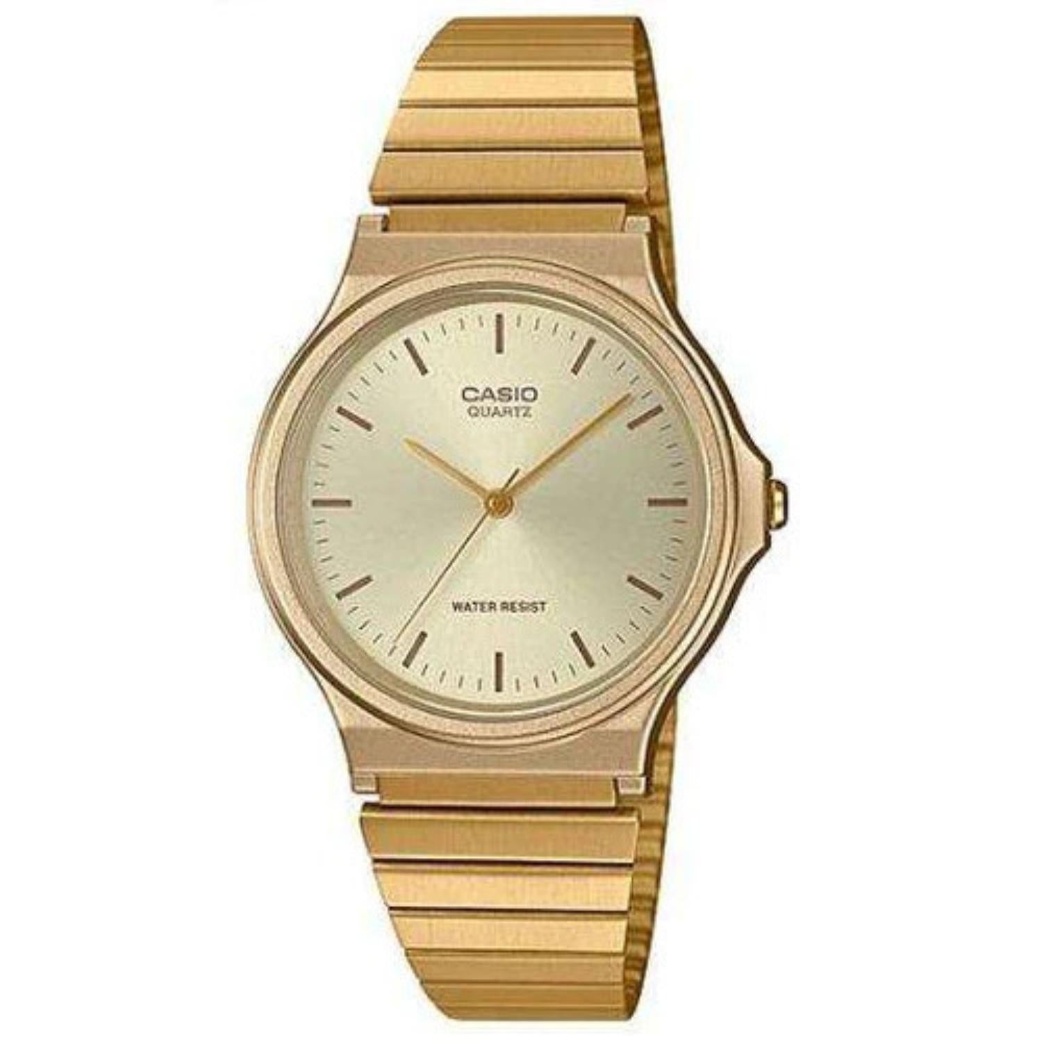 RELOJ  PARA MUJER CASIO TIMELESS MQ-24G-9EDF - DORADO