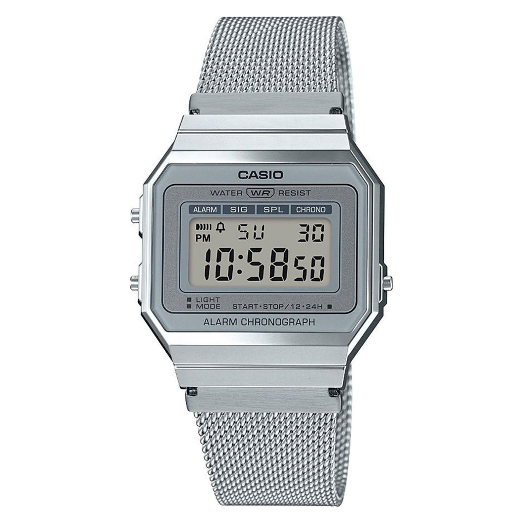 RELOJ  PARA UNISEXO CASIO A700WM7ADF A700WM7ADF - PLATEADO