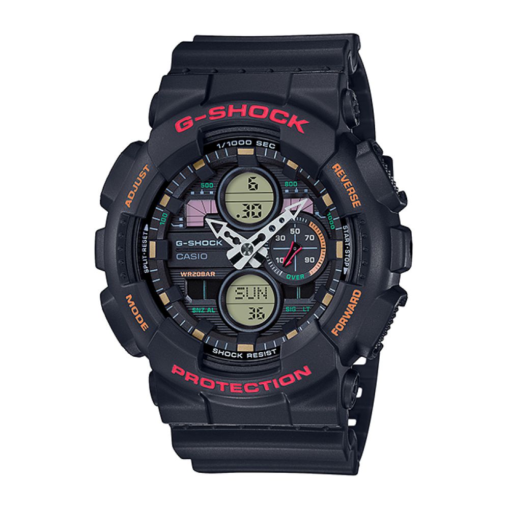 RELOJ DEPORTIVO PARA HOMBRE G-SHOCK  GA-140-1A4DR - NEGRO