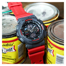 Cargar imagen en el visor de la galería, RELOJ DEPORTIVO PARA HOMBRE G-SHOCK  GA-140-4ADR - ROJO
