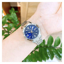 Cargar imagen en el visor de la galería, RELOJ  PARA UNISEXO CASIO  MTPV004D-2BUDF - PLATEADO
