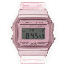Cargar imagen en el visor de la galería, RELOJ DEPORTIVO PARA MUJER CASIO - F91WS-4DF - ROSA
