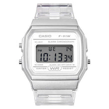 Cargar imagen en el visor de la galería, RELOJ DEPORTIVO PARA MUJER CASIO - F-91WS-7 - TRANSPARENTE
