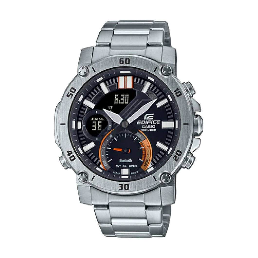 RELOJ  PARA HOMBRE EDIFICE  ECB20D-1ADF - PLATEADO