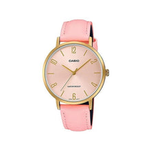 Cargar imagen en el visor de la galería, RELOJ CLÁSICO PARA MUJER CASIO  LTPVT01GL-4BUDF - ROSA
