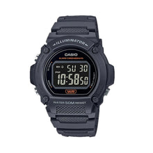 Cargar imagen en el visor de la galería, RELOJ DEPORTIVO PARA HOMBRE CASIO  W219H-8BVDF - NEGRO
