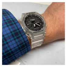 Cargar imagen en el visor de la galería, RELOJ DEPORTIVO PARA HOMBRE G-SHOCK GA-2100 GA2100SKE-7ADR - TRANSPARENTE
