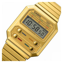 Cargar imagen en el visor de la galería, RELOJ  PARA HOMBRE CASIO  A100WEG9ADF - DORADO
