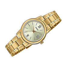 Cargar imagen en el visor de la galería, RELOJ  PARA MUJER CASIO  LTPV002G-9B3UDF - DORADO

