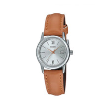 Cargar imagen en el visor de la galería, RELOJ CLÁSICO PARA MUJER CASIO  LTP-V002L-7B3UDF - CAFÉ
