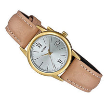 Cargar imagen en el visor de la galería, RELOJ CLÁSICO PARA MUJER CASIO  LTP-V002GL-7B3UDF - DORADO
