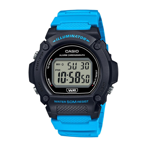 RELOJ DEPORTIVO PARA HOMBRE CASIO ILUMINATOR W-219H-2A2VDF - AZUL