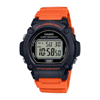RELOJ DEPORTIVO PARA HOMBRE CASIO ILUMINATOR W-219H-4AVDF - NARANJA