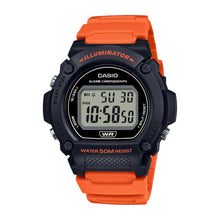 Cargar imagen en el visor de la galería, RELOJ DEPORTIVO PARA HOMBRE CASIO ILUMINATOR W-219H-4AVDF - NARANJA
