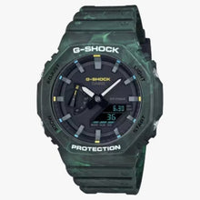 Cargar imagen en el visor de la galería, RELOJ DEPORTIVO PARA HOMBRE CASIO G-SHOCK GA2100FR-3ADR - VERDE
