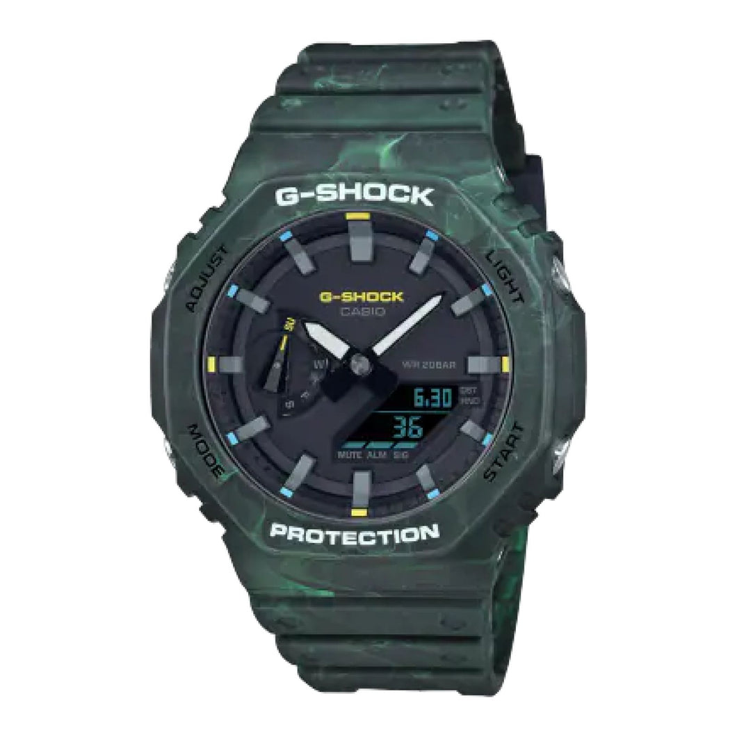 RELOJ DEPORTIVO PARA HOMBRE CASIO G-SHOCK GA2100FR-3ADR - VERDE