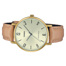 Cargar imagen en el visor de la galería, RELOJ CLÁSICO PARA MUJER CASIO  LTPVT01GL-9B2UDF - BEIGE
