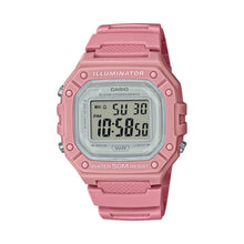 Cargar imagen en el visor de la galería, RELOJ DEPORTIVO PARA UNISEXO CASIO W218HC W-218HC-4AVDF - ROSADO
