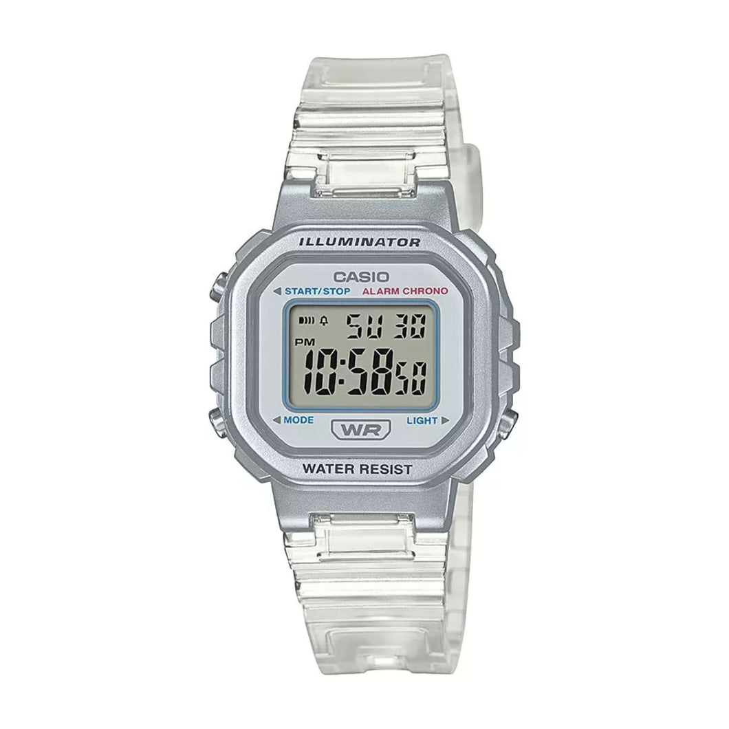 RELOJ DEPORTIVO PARA MUJER CASIO ILLUMINATOR LA-20WHS-7A - TRANSPARENTE