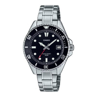 RELOJ  PARA HOMBRE CASIO TIMELESS MENS MDV-10D-1A1VDF - PLATEADO