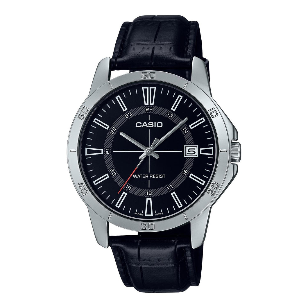 RELOJ CLÁSICO PARA HOMBRE CASIO TIMELESS MTP-V004L-1CUDF - NEGRO