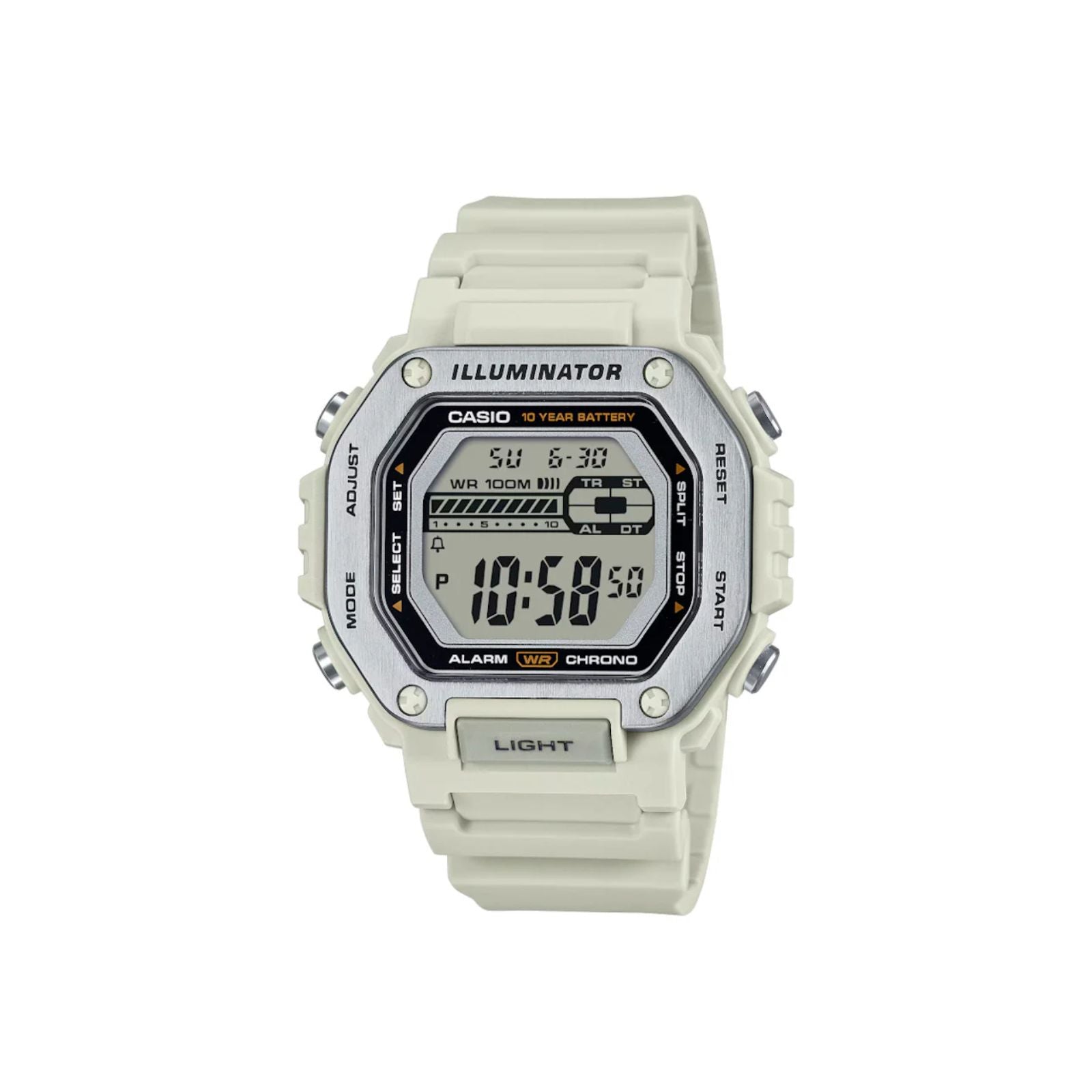 RELOJ DEPORTIVO PARA HOMBRE CASIO CLASSIC MWD-110H-8AVDF - GRIS