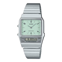 RELOJ  PARA HOMBRE CASIO VINTAGE AQ-800E-3ADF - PLATEADO