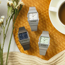 Cargar imagen en el visor de la galería, RELOJ  PARA HOMBRE CASIO VINTAGE AQ-800E-3ADF - PLATEADO
