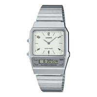 RELOJ  PARA HOMBRE CASIO VINTAGE AQ-800E-7A2DF - PLATEADO