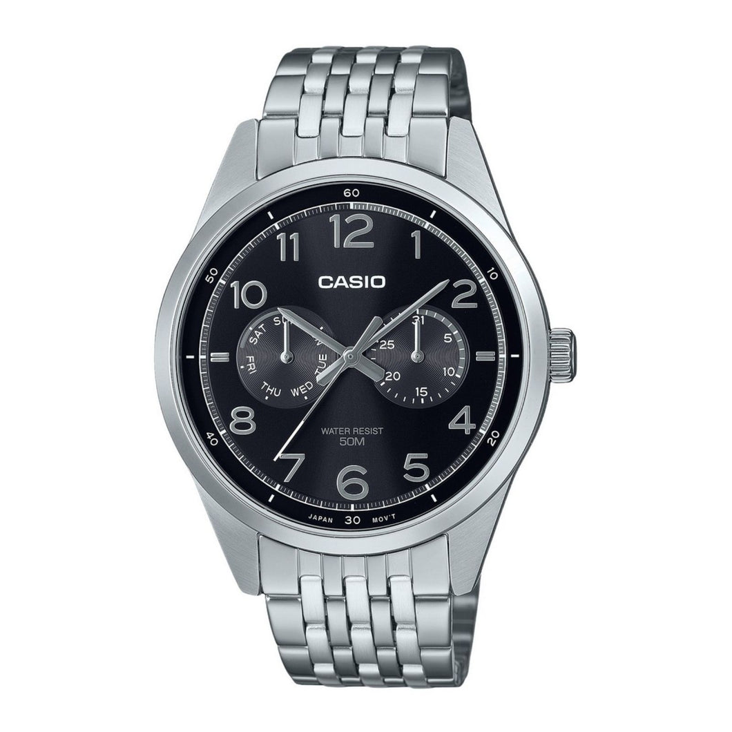 RELOJ  PARA HOMBRE CASIO MTP-E340D-1AV MTP-E340D-1AV - PLATEADO