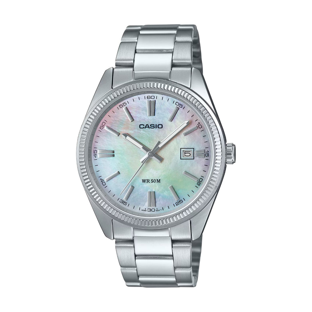 RELOJ  PARA HOMBRE CASIO CORE MENS MTP-1302DS-7AVDF - PLATEADO