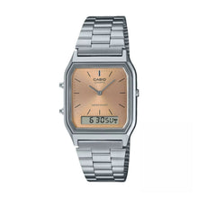 Cargar imagen en el visor de la galería, RELOJ  PARA UNISEXO CASIO VINTAGE AQ-230A-4AMQYDF - PLATEADO
