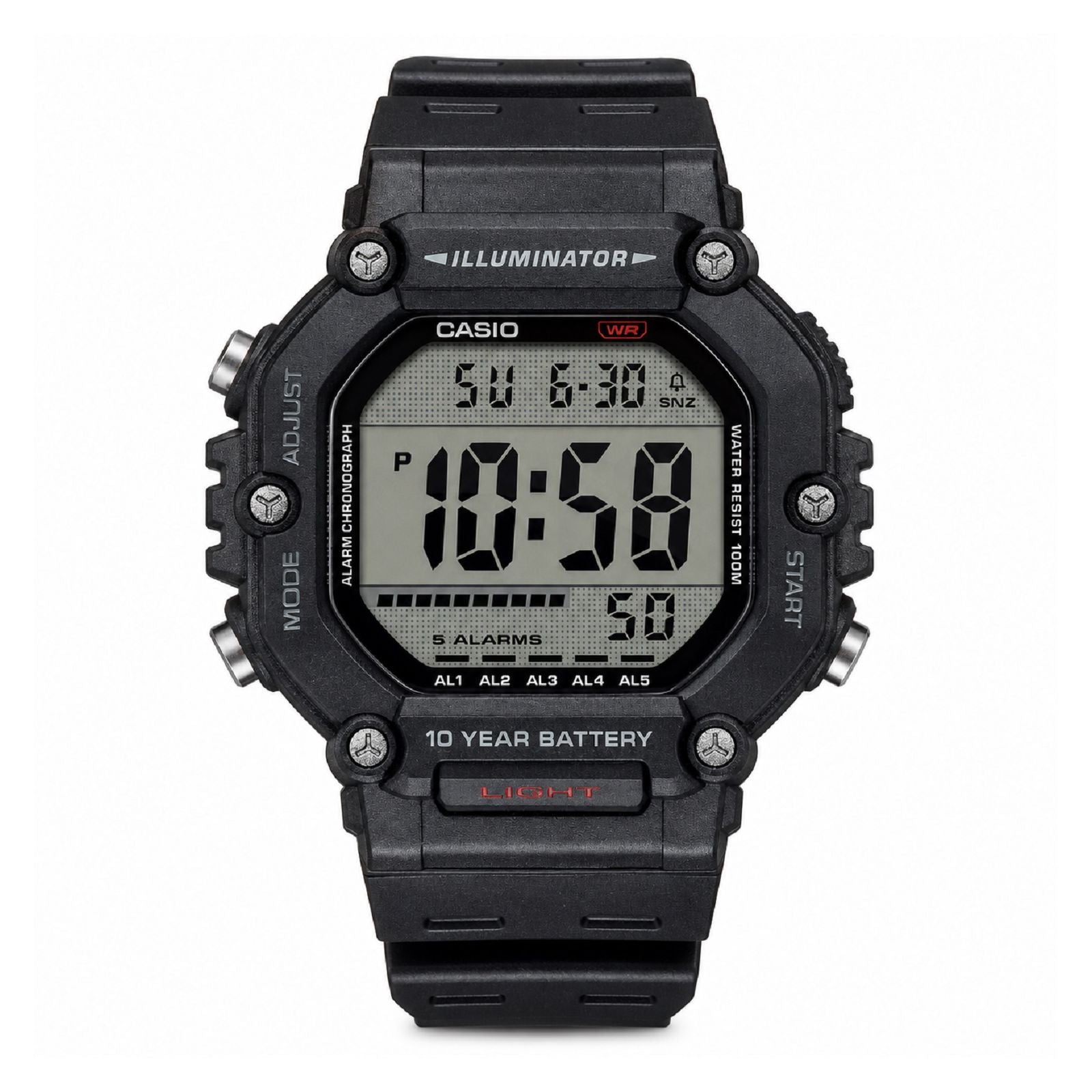 RELOJ DEPORTIVO PARA HOMBRE CASIO TIMELESS MENS AE-1600H-1AVDF - NEGRO