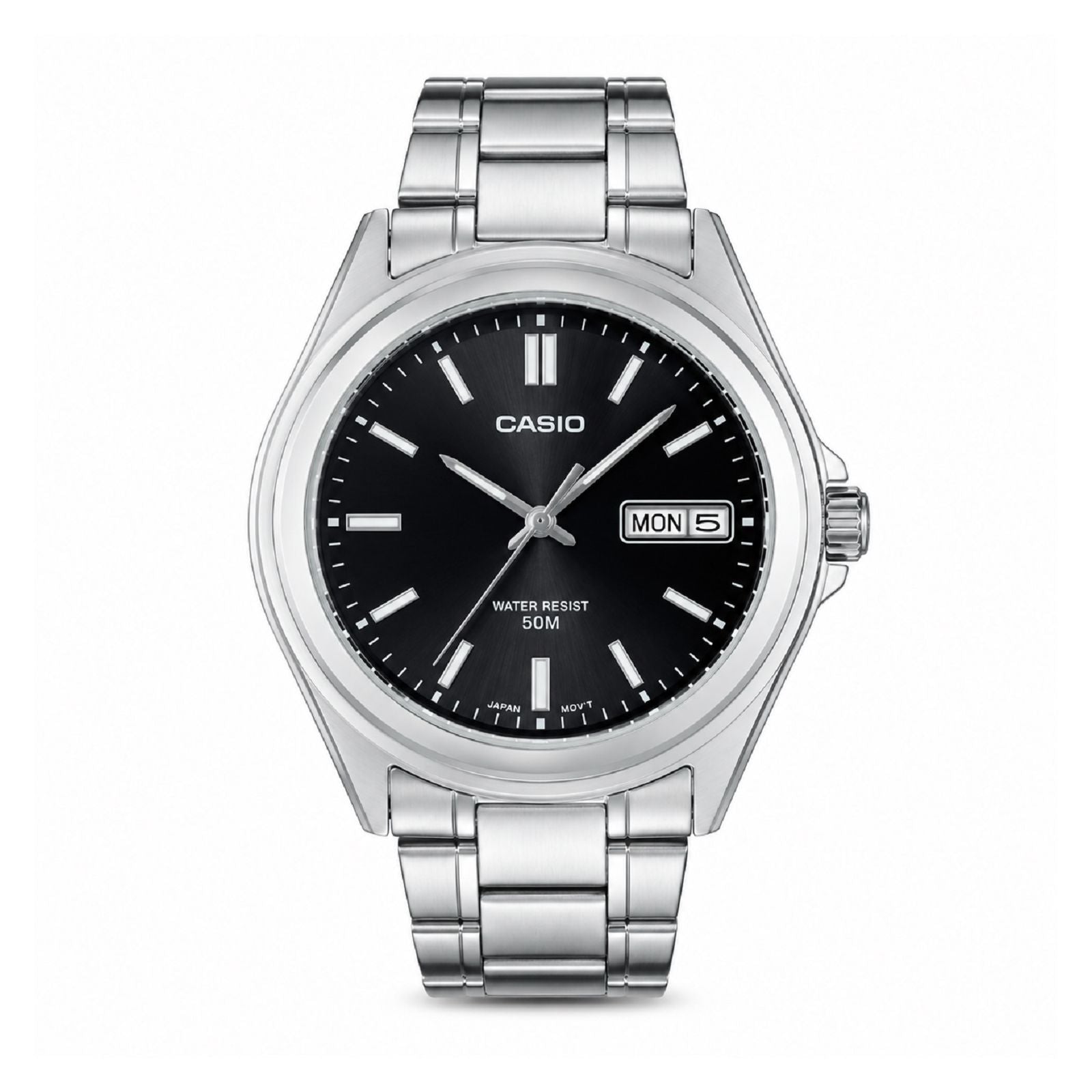 RELOJ  PARA HOMBRE CASIO TIMELESS MENS MTP-B180D-1A1VDF - PLATEADO