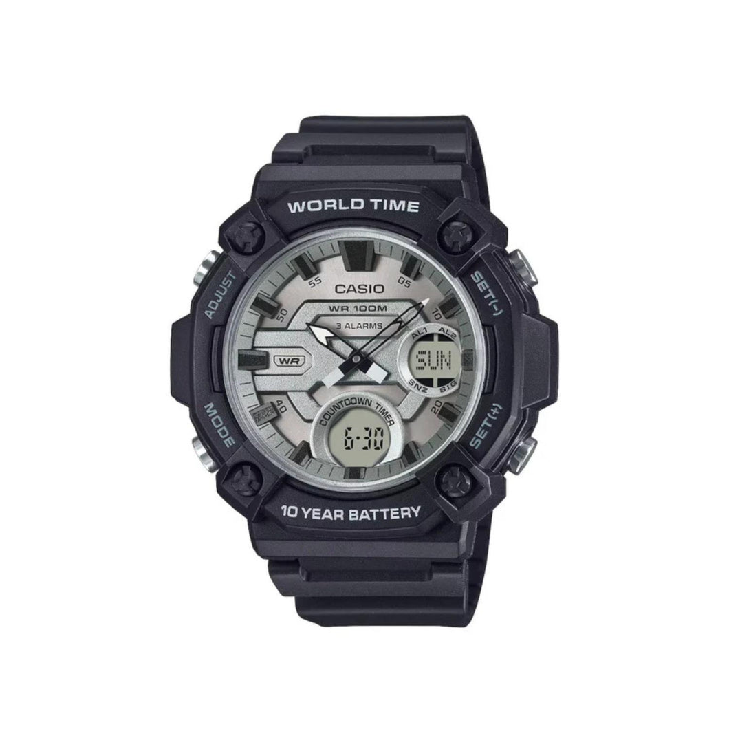 RELOJ DEPORTIVO PARA HOMBRE CASIO TIMELESS AEQ-120W-7AVDF - NEGRO