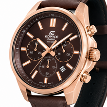 Cargar imagen en el visor de la galería, RELOJ CLÁSICO PARA HOMBRE CASIO EDIFICE CHRONOGRAPH EFV-650CL-5AVUDF - CAFÉ
