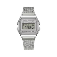 Cargar imagen en el visor de la galería, RELOJ  PARA MUJER CASIO ICONIC A158WEA-7DF - PLATEADO
