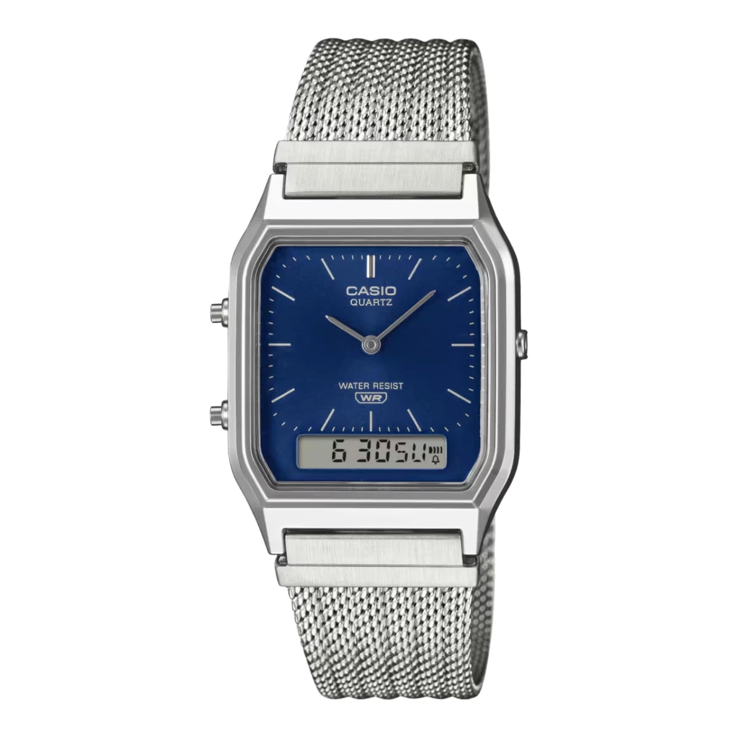 RELOJ  PARA HOMBRE CASIO AQ-230EM AQ-230EM-2ADF - PLATEADO