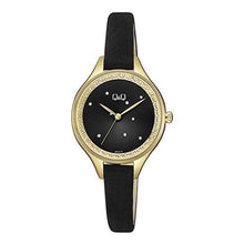 Cargar imagen en el visor de la galería, RELOJ CLÁSICO PARA MUJER Q&amp;Q Q&amp;Q MUJER QB73J112Y - NEGRO
