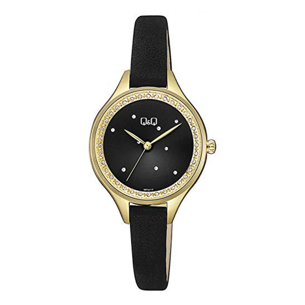 RELOJ CLÁSICO PARA MUJER Q&Q Q&Q MUJER QB73J112Y - NEGRO