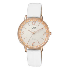 Cargar imagen en el visor de la galería, RELOJ CLÁSICO PARA MUJER Q&amp;Q Q&amp;Q QC09J114Y - BLANCO
