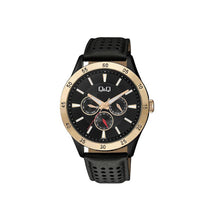 Cargar imagen en el visor de la galería, RELOJ CLÁSICO PARA HOMBRE Q&amp;Q CLASSIC CE02J542Y - NEGRO
