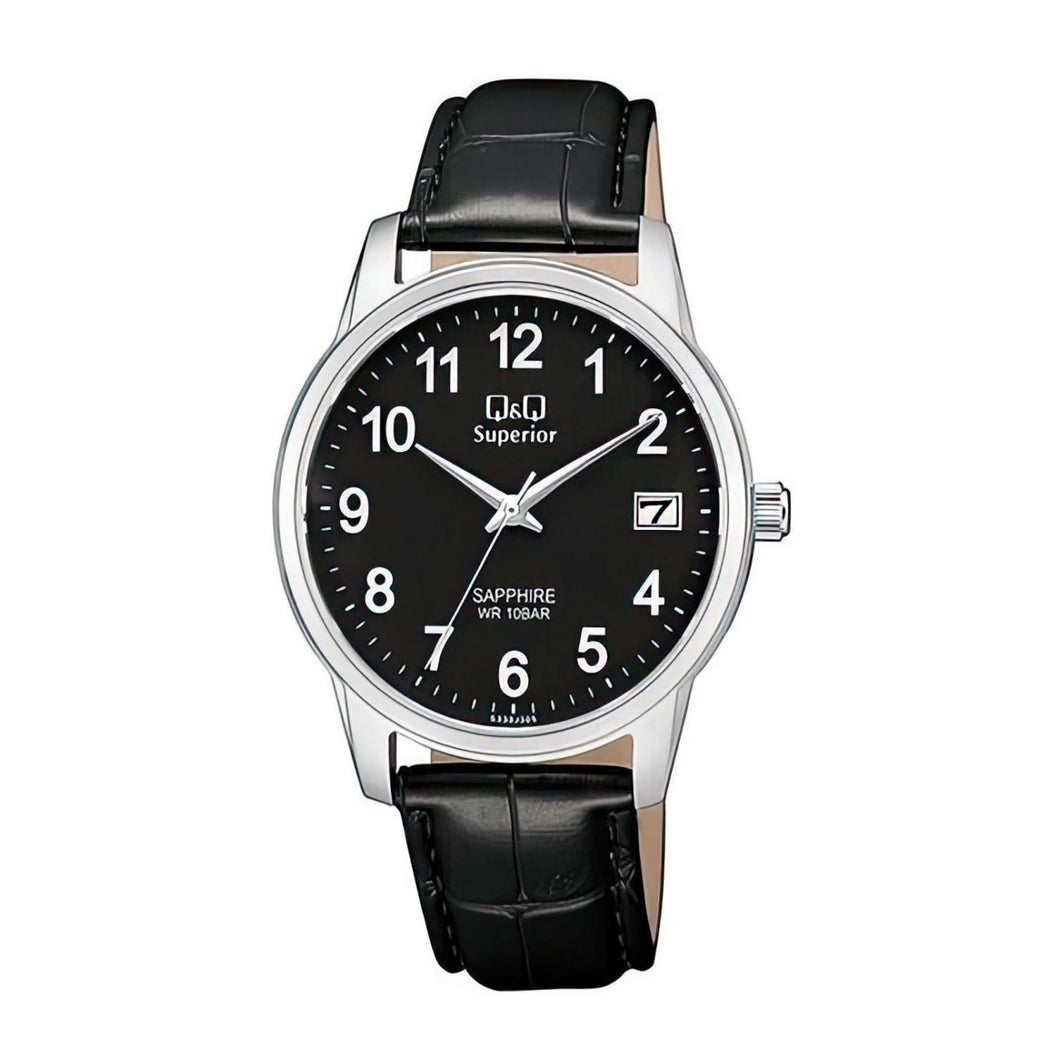 RELOJ CLÁSICO PARA HOMBRE Q&Q SUPERIOR S330J305Y - NEGRO