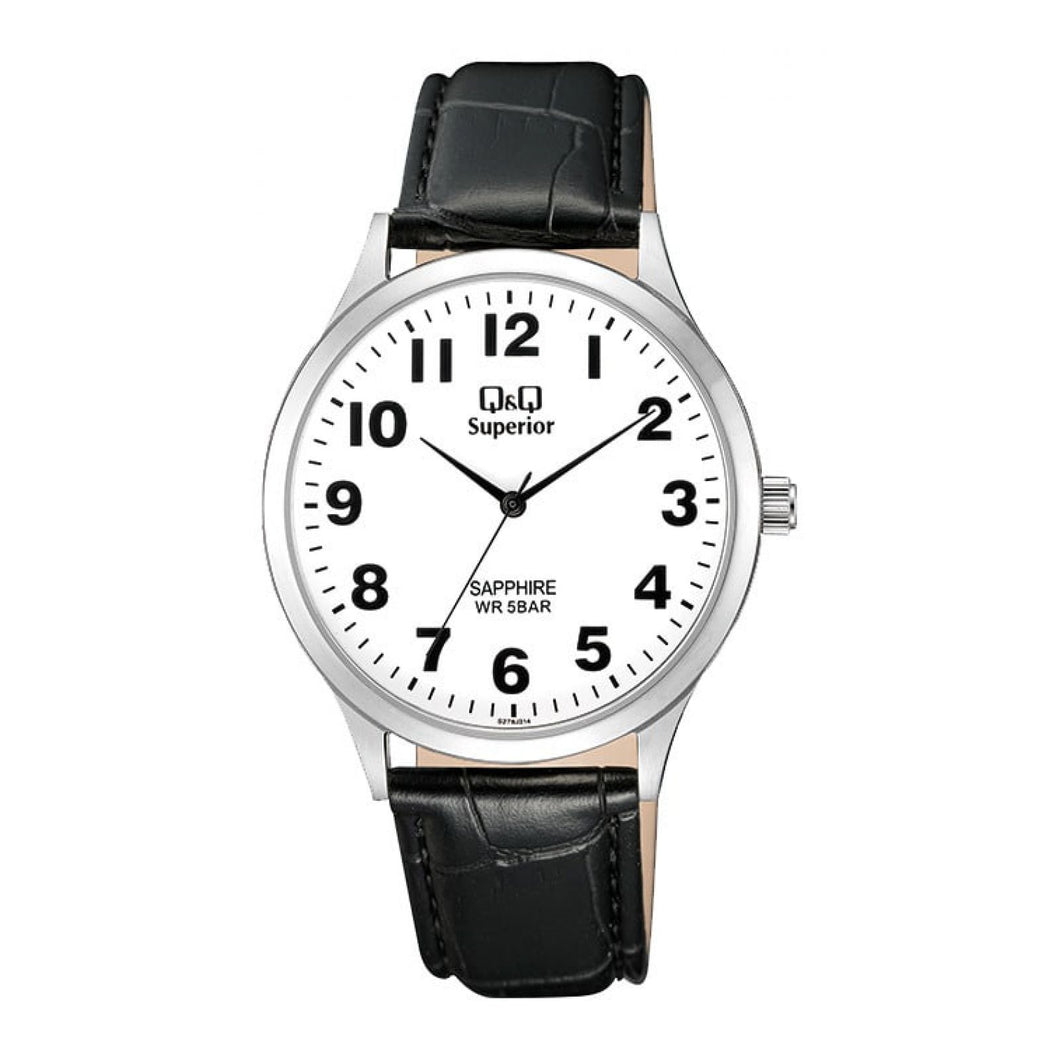 RELOJ CLÁSICO PARA HOMBRE Q&Q SUPERIOR S278J314Y - NEGRO