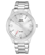 Cargar imagen en el visor de la galería, RELOJ  PARA HOMBRE Q&amp;Q SUPERIOR S00A-003VY - PLATEADO
