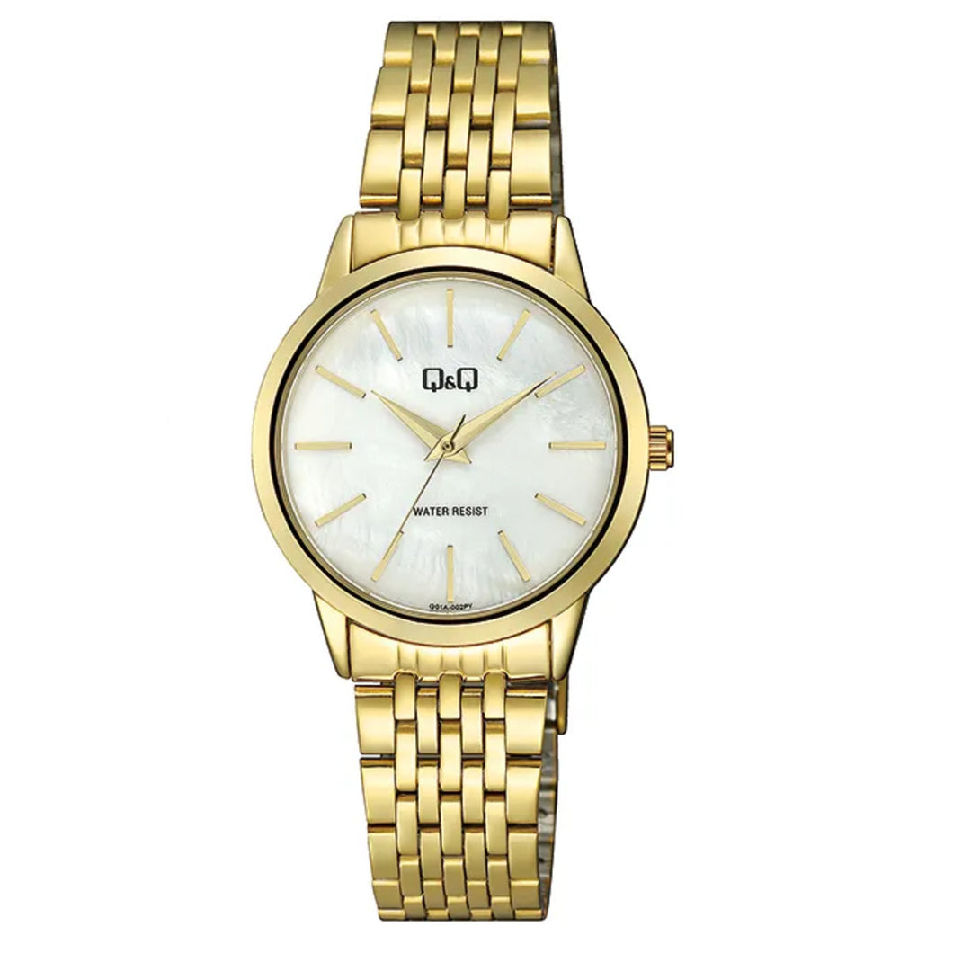RELOJ  PARA MUJER Q&Q Q01A-002PY - DORADO