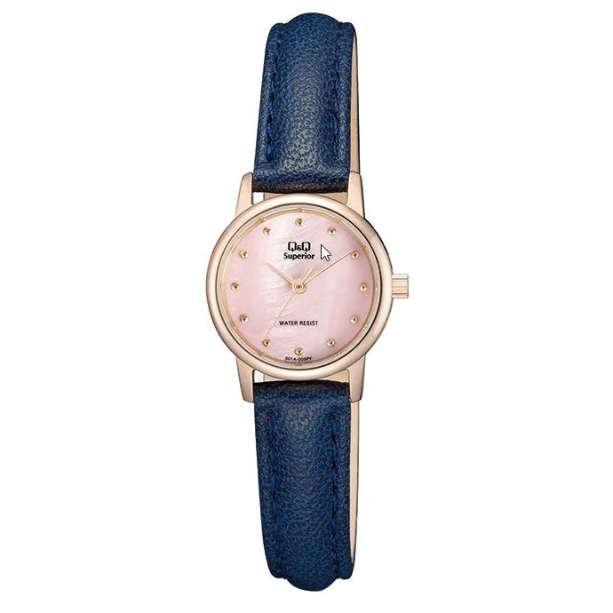 RELOJ CLÁSICO PARA MUJER Q&Q S01A-003PY - AZUL