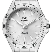 Cargar imagen en el visor de la galería, RELOJ  PARA HOMBRE Q&amp;Q SUPERIOR S08A-008VY - PLATEADO
