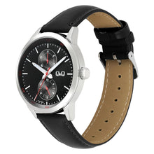 Cargar imagen en el visor de la galería, RELOJ CLÁSICO PARA HOMBRE Q&amp;Q Q&amp;Q A11A-002PY - NEGRO
